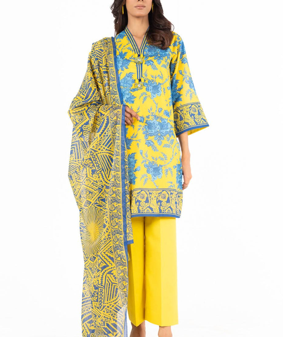 AL Karam S/S Lawn`25 SS#20 (Yellow)