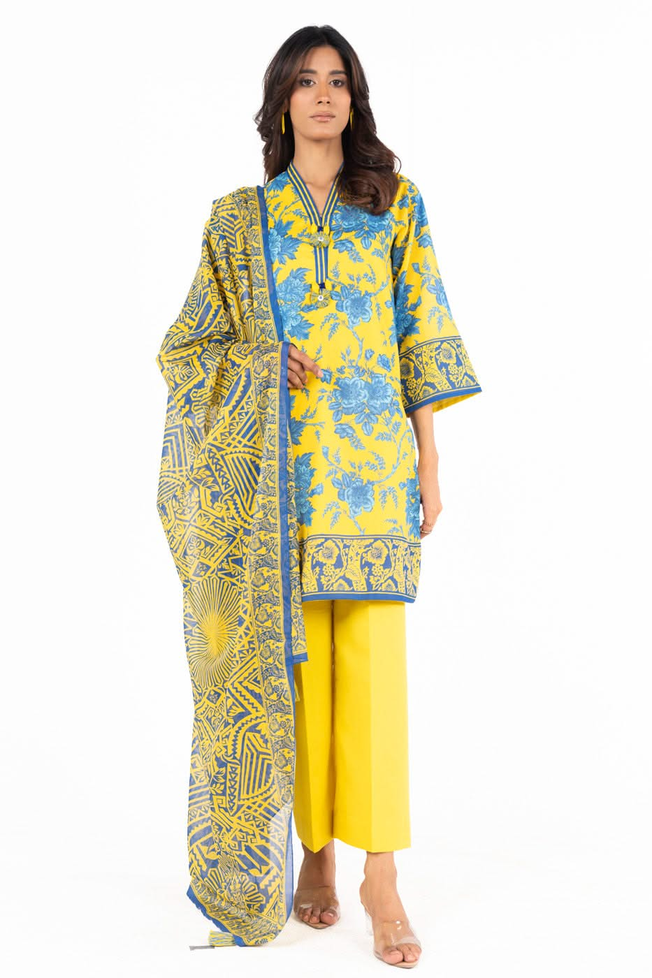 AL Karam S/S Lawn`25 SS#20 (Yellow)