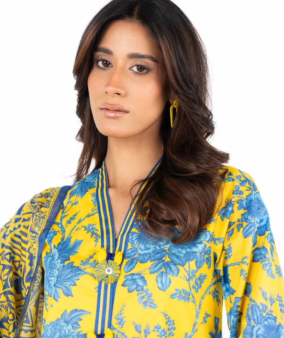 AL Karam S/S Lawn`25 SS#20 (Yellow)