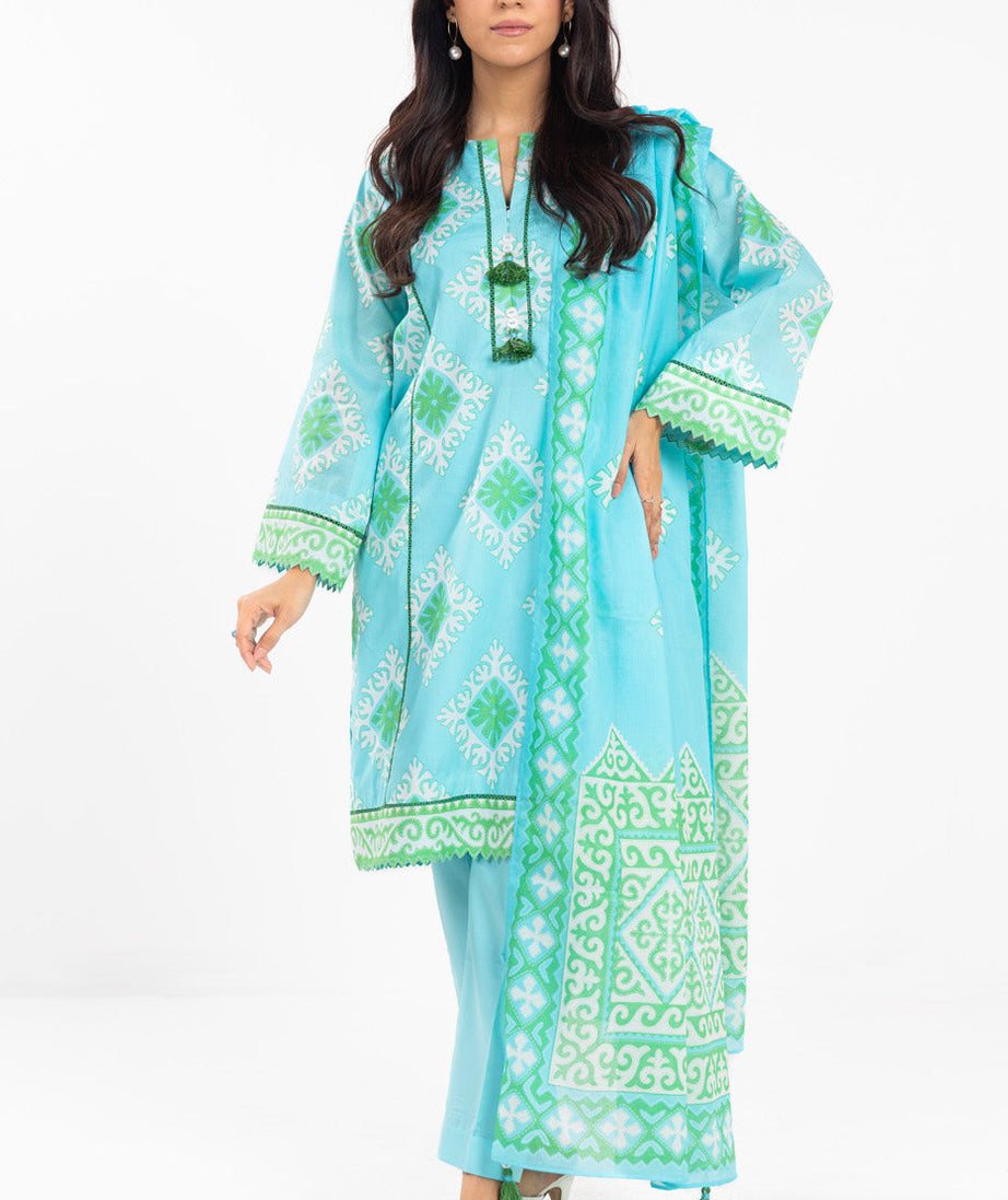 AL Karam S/S Lawn`25 SS#20.1 (Blue)