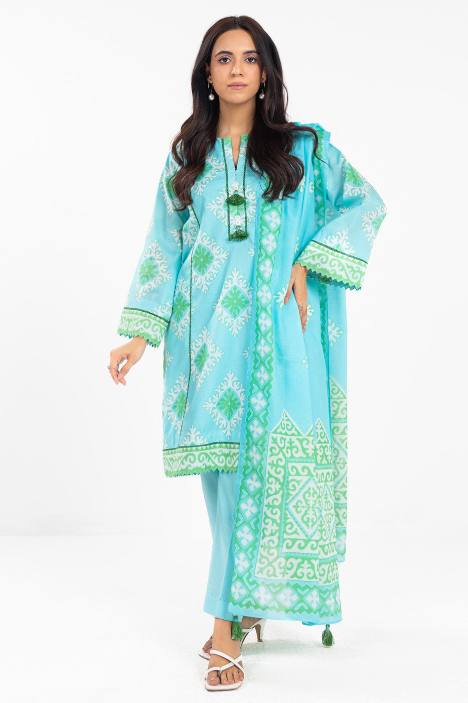 AL Karam S/S Lawn`25 SS#20.1 (Blue)