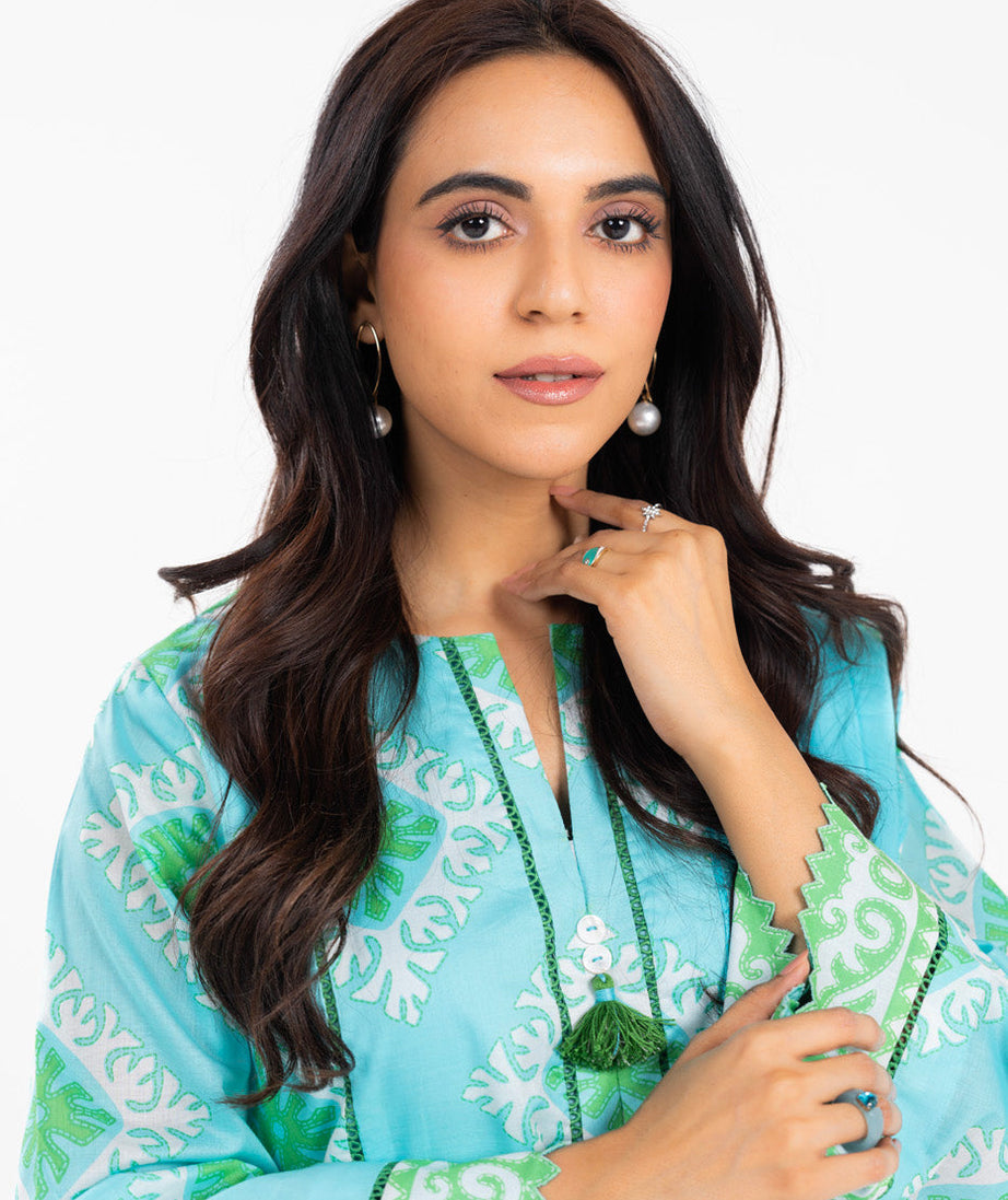AL Karam S/S Lawn`25 SS#20.1 (Blue)