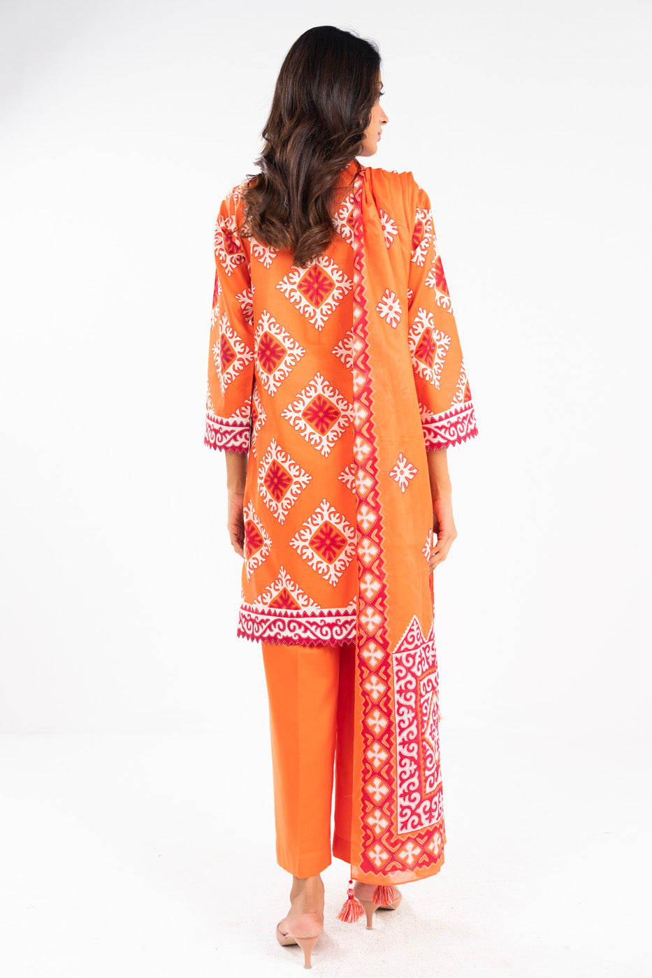 AL Karam S/S Lawn`25 SS#20.1 (Orange)