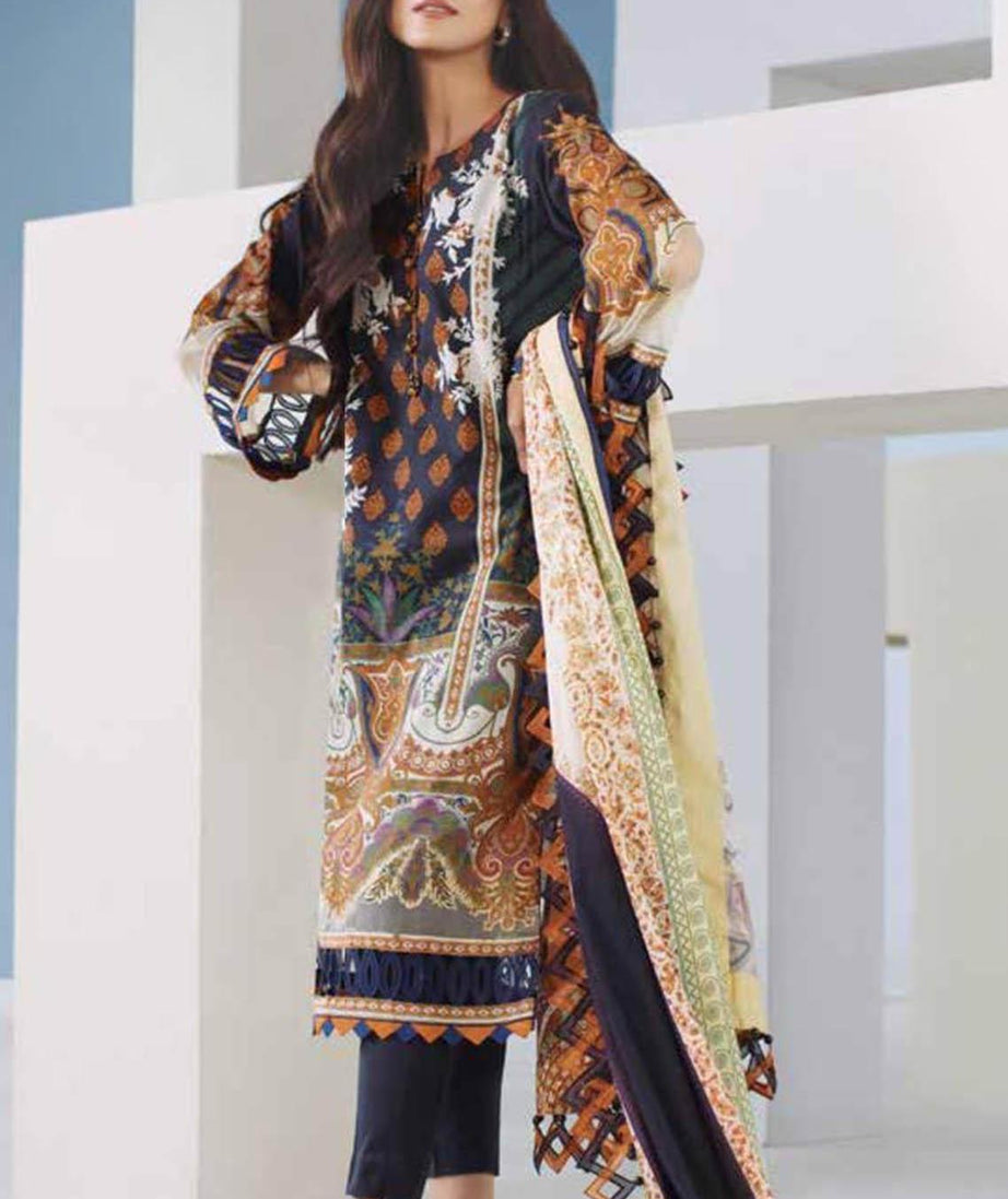 AL Karam S/S Lawn`21 SS#20 Black