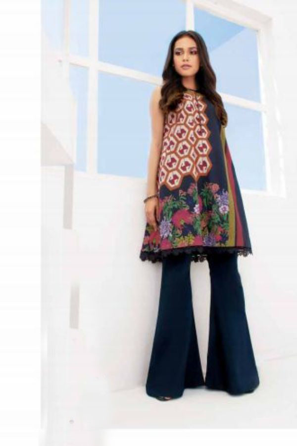 Al Karam S/S Lawn'21 SS # 21   V # 2 Black