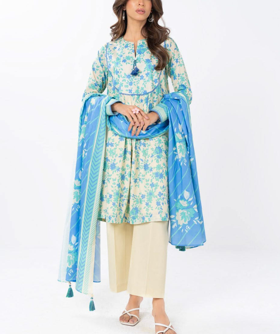 AL Karam S/S Lawn`25 SS#21.1 (Off White)