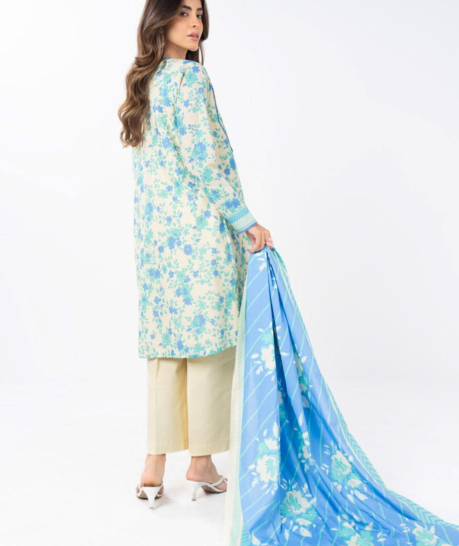 AL Karam S/S Lawn`25 SS#21.1 (Off White)