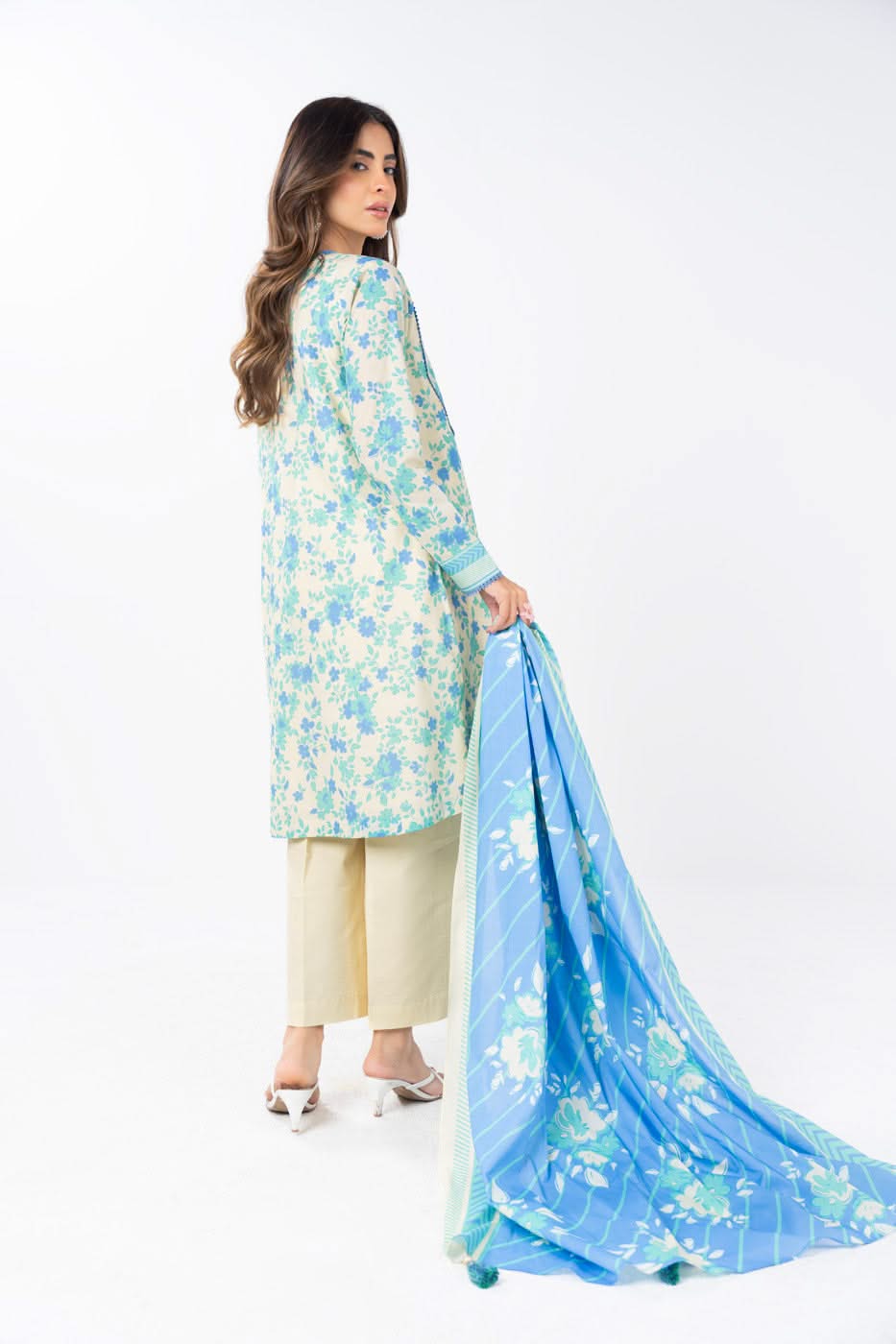 AL Karam S/S Lawn`25 SS#21.1 (Off White)