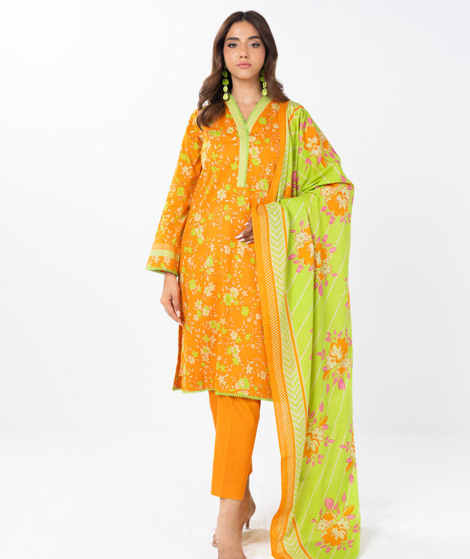 AL Karam S/S Lawn`25 SS#21.1 (Orange)