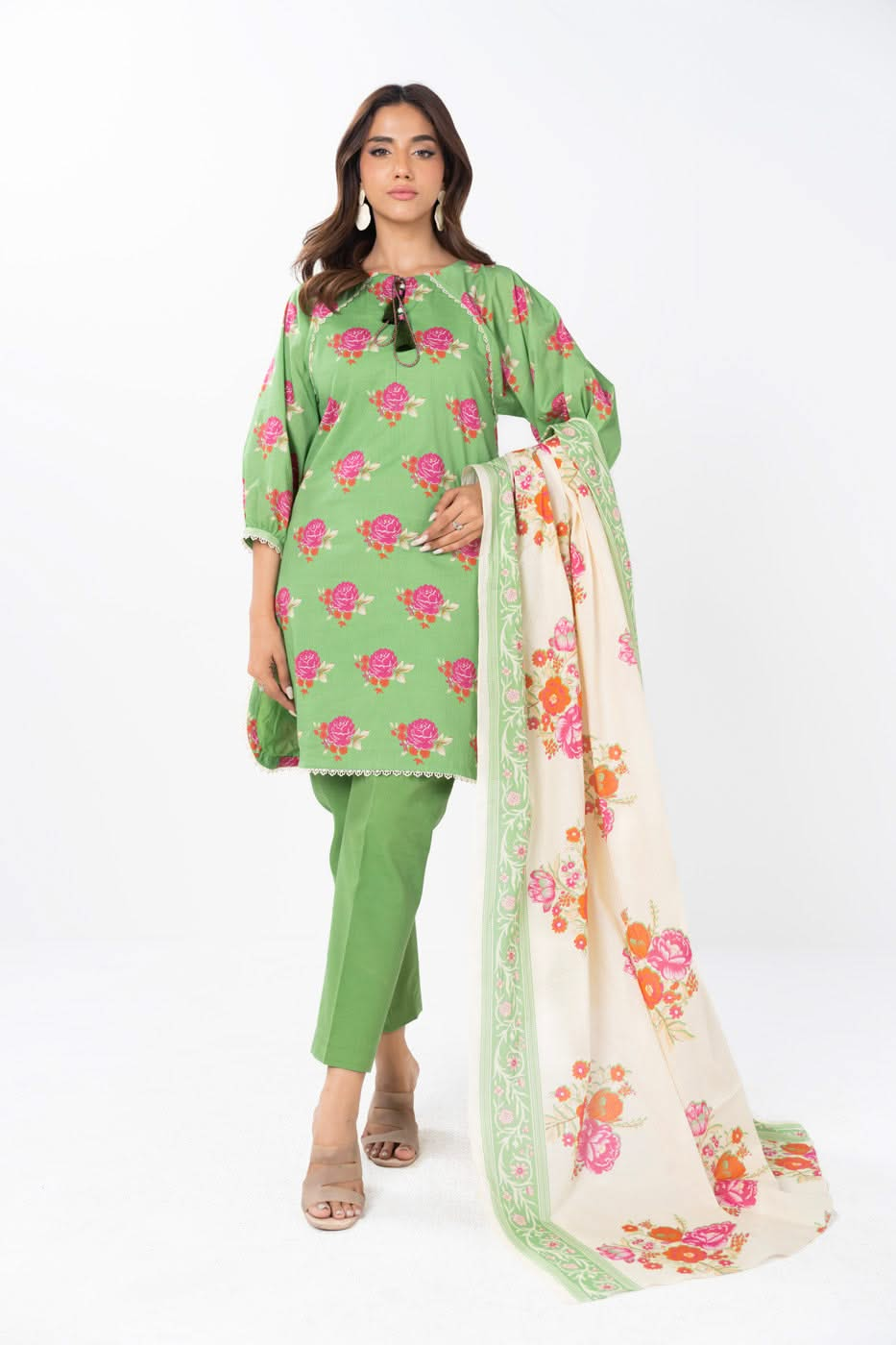 AL Karam S/S Lawn`25 SS#22.1 (Green)