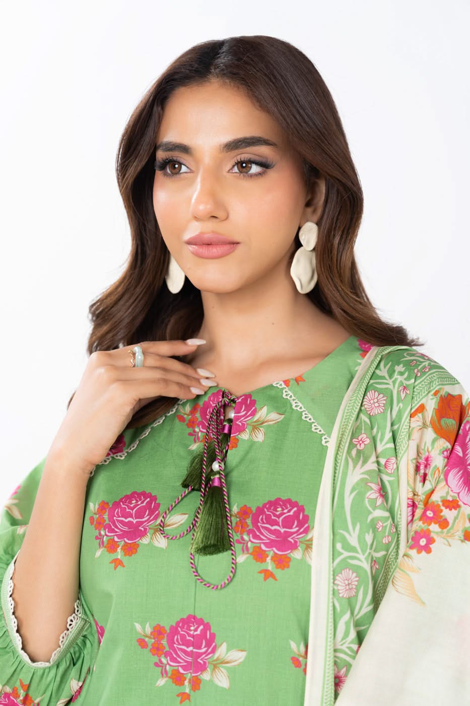 AL Karam S/S Lawn`25 SS#22.1 (Green)