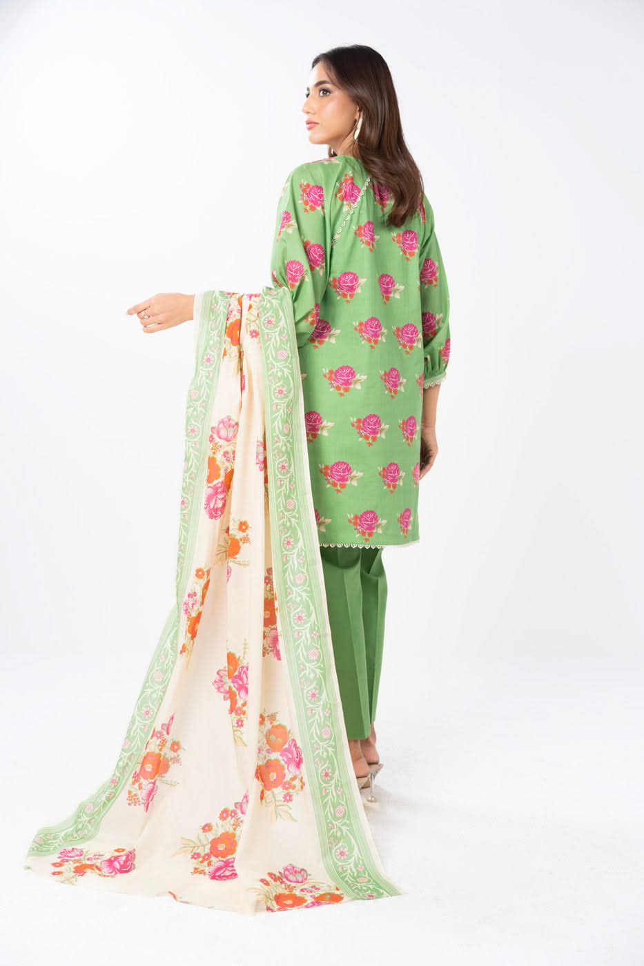 AL Karam S/S Lawn`25 SS#22.1 (Green)