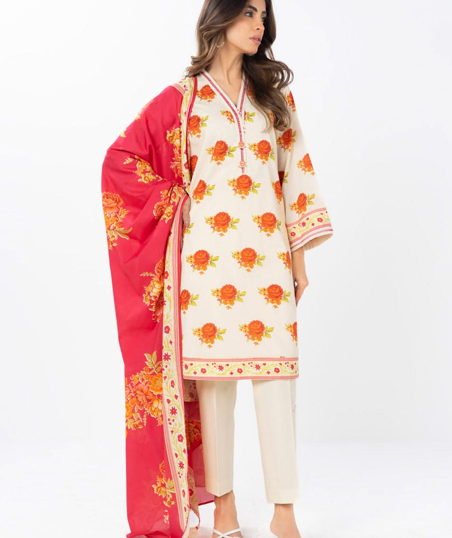AL Karam S/S Lawn`25 SS#22.1 (Off White)