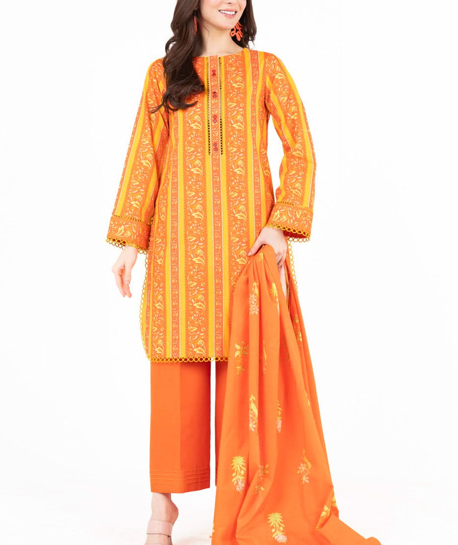 AL Karam S/S Lawn`25 SS#23.1 (Orange)
