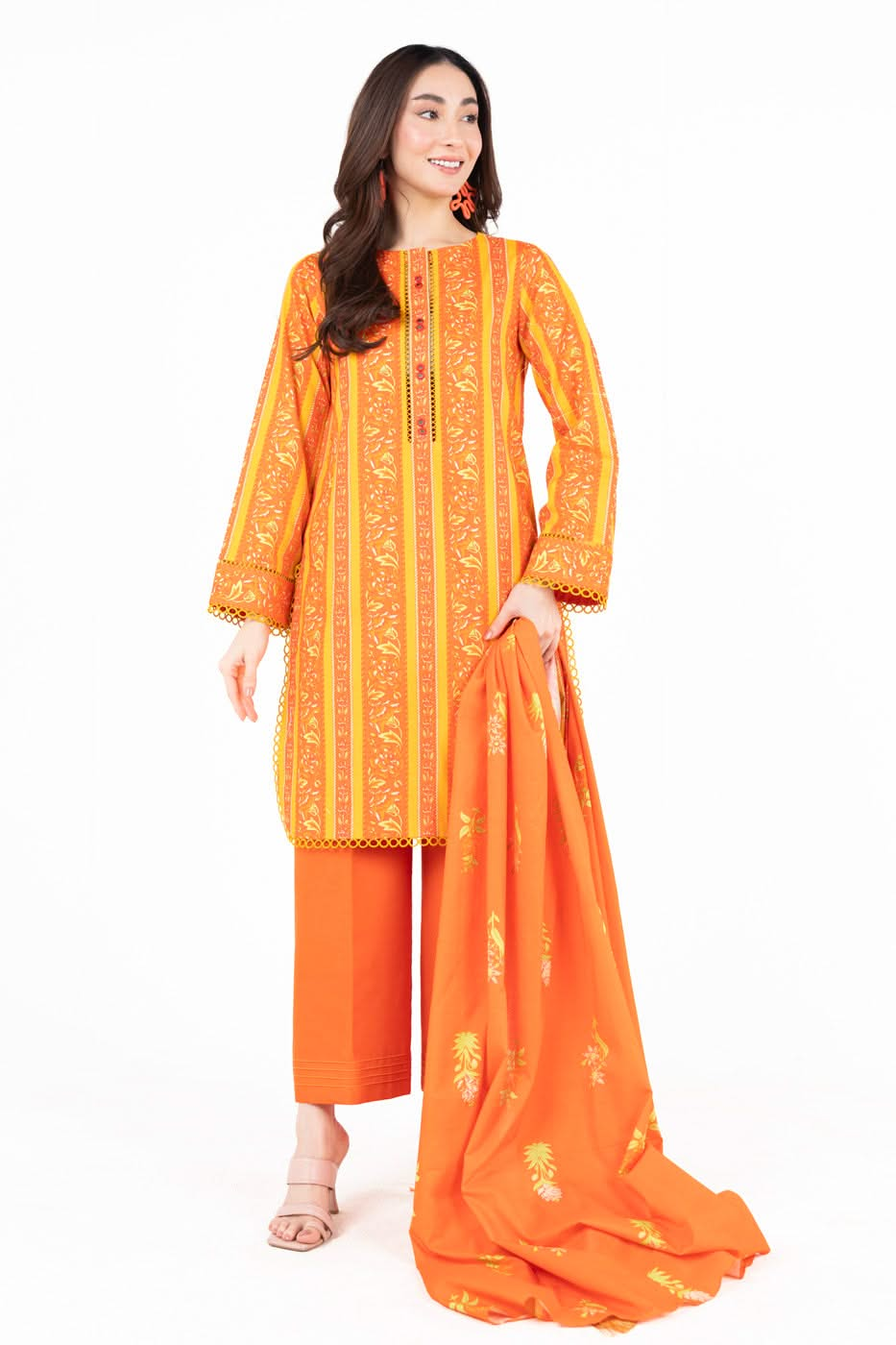 AL Karam S/S Lawn`25 SS#23.1 (Orange)