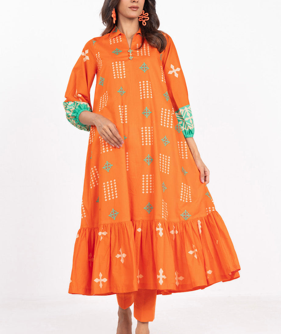 AL Karam S/S Lawn`25 SS#25.1 (Orange)