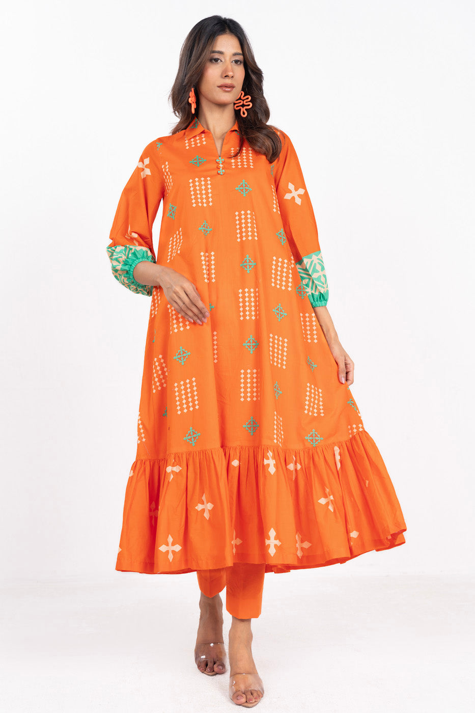 AL Karam S/S Lawn`25 SS#25.1 (Orange)