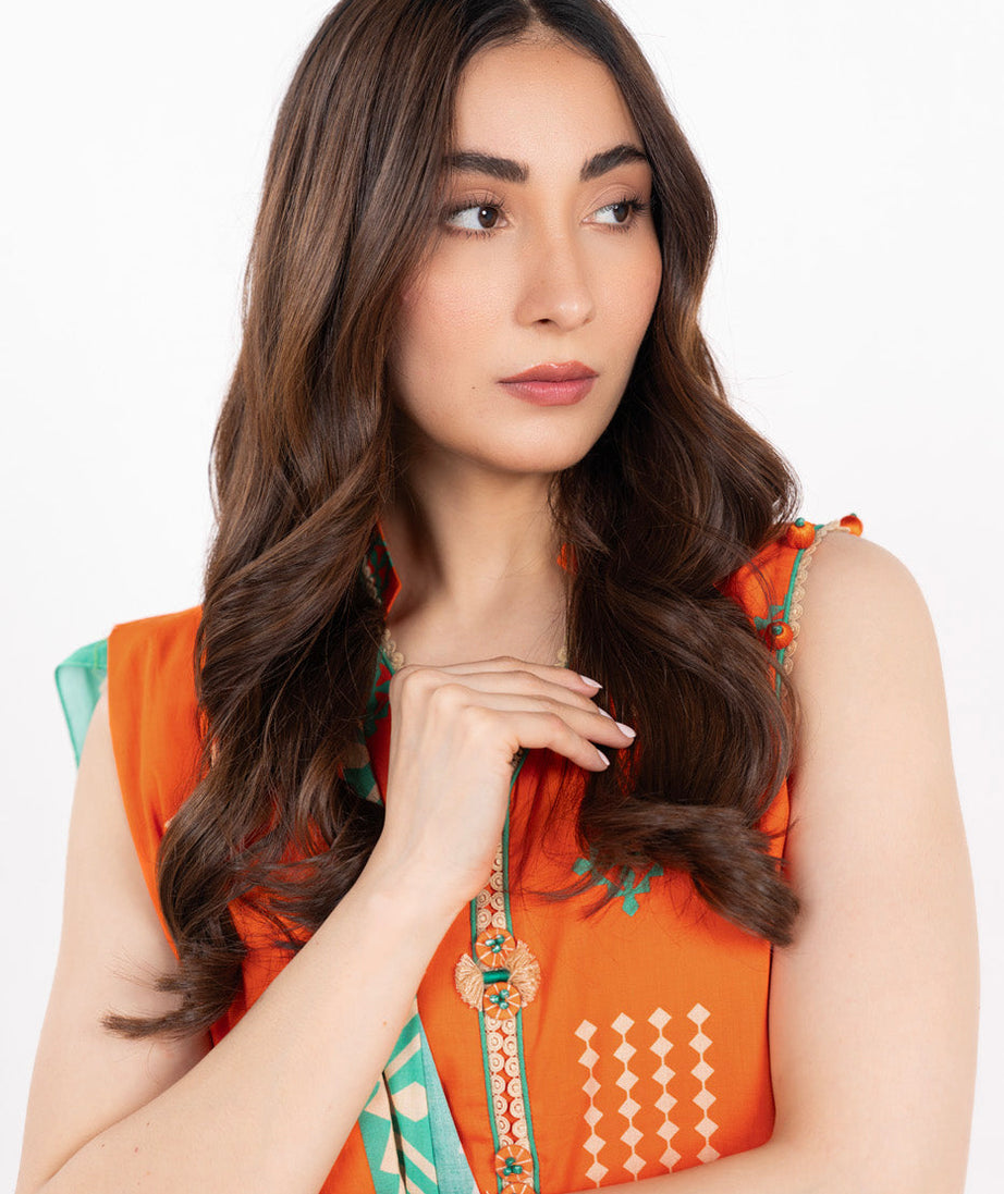 AL Karam S/S Lawn`25 SS#25.1 (Orange)