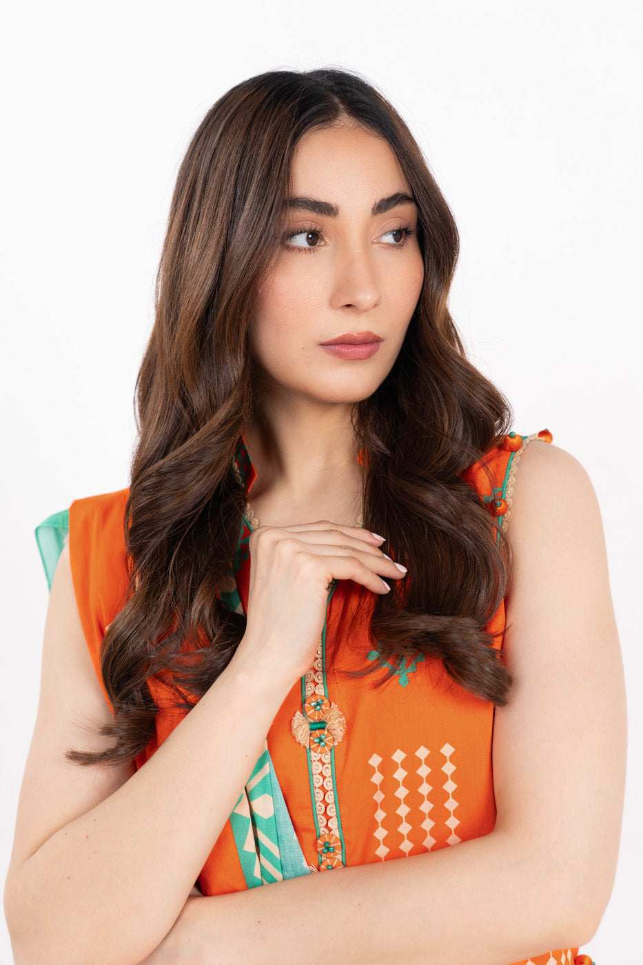 AL Karam S/S Lawn`25 SS#25.1 (Orange)