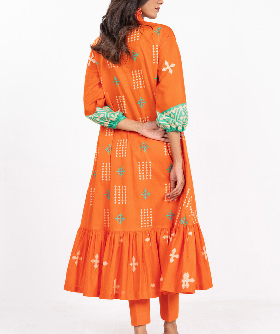 AL Karam S/S Lawn`25 SS#25.1 (Orange)