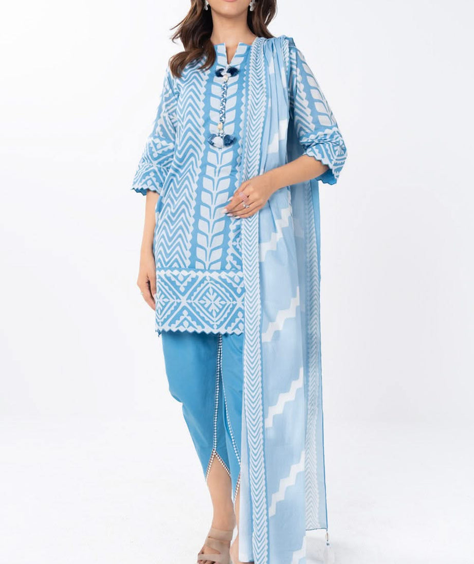 AL Karam S/S Lawn`25 SS#26.1 (Blue)