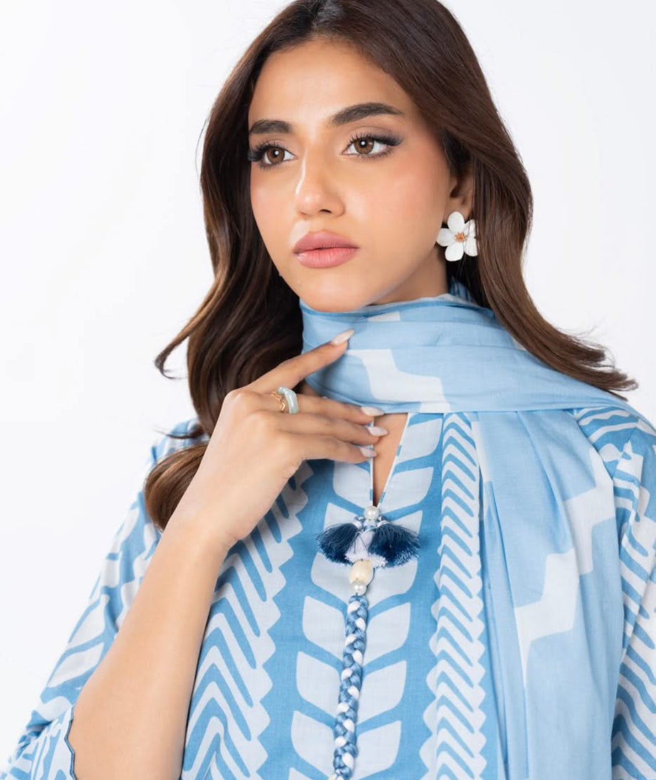 AL Karam S/S Lawn`25 SS#26.1 (Blue)