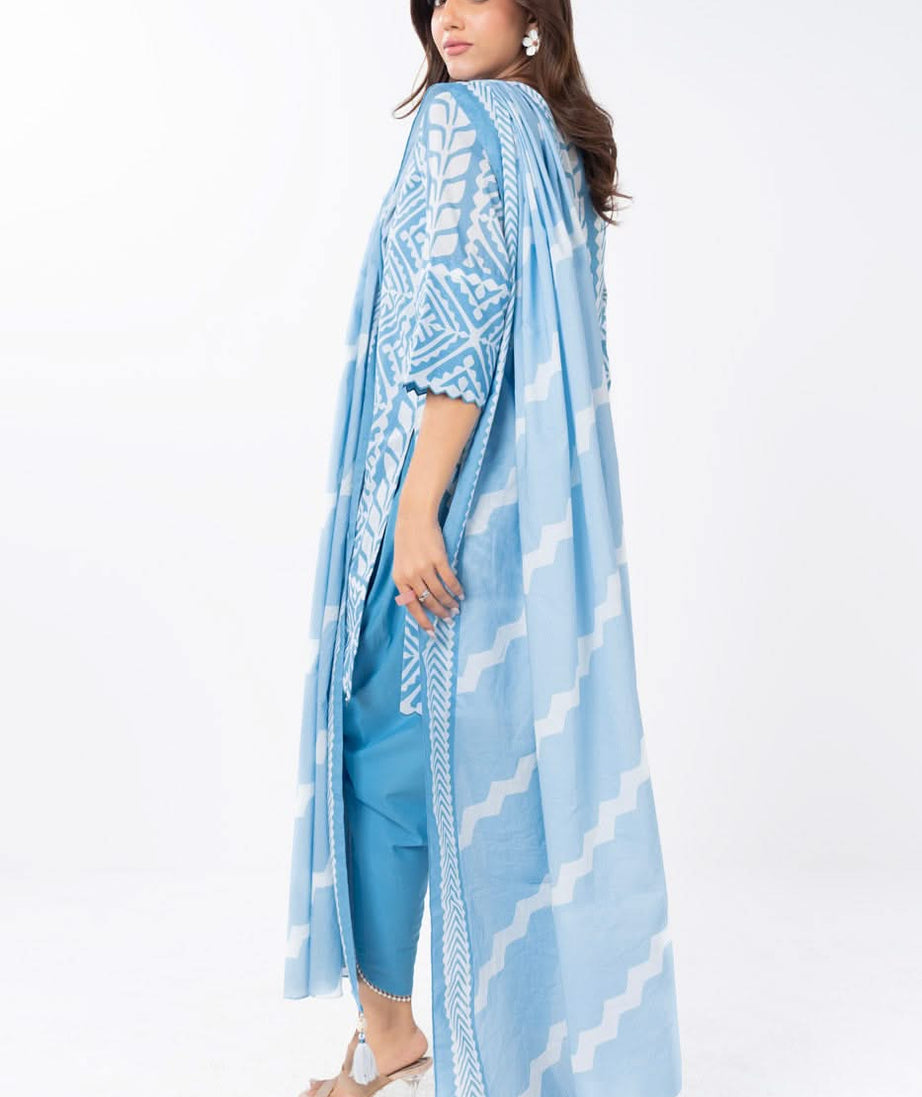 AL Karam S/S Lawn`25 SS#26.1 (Blue)