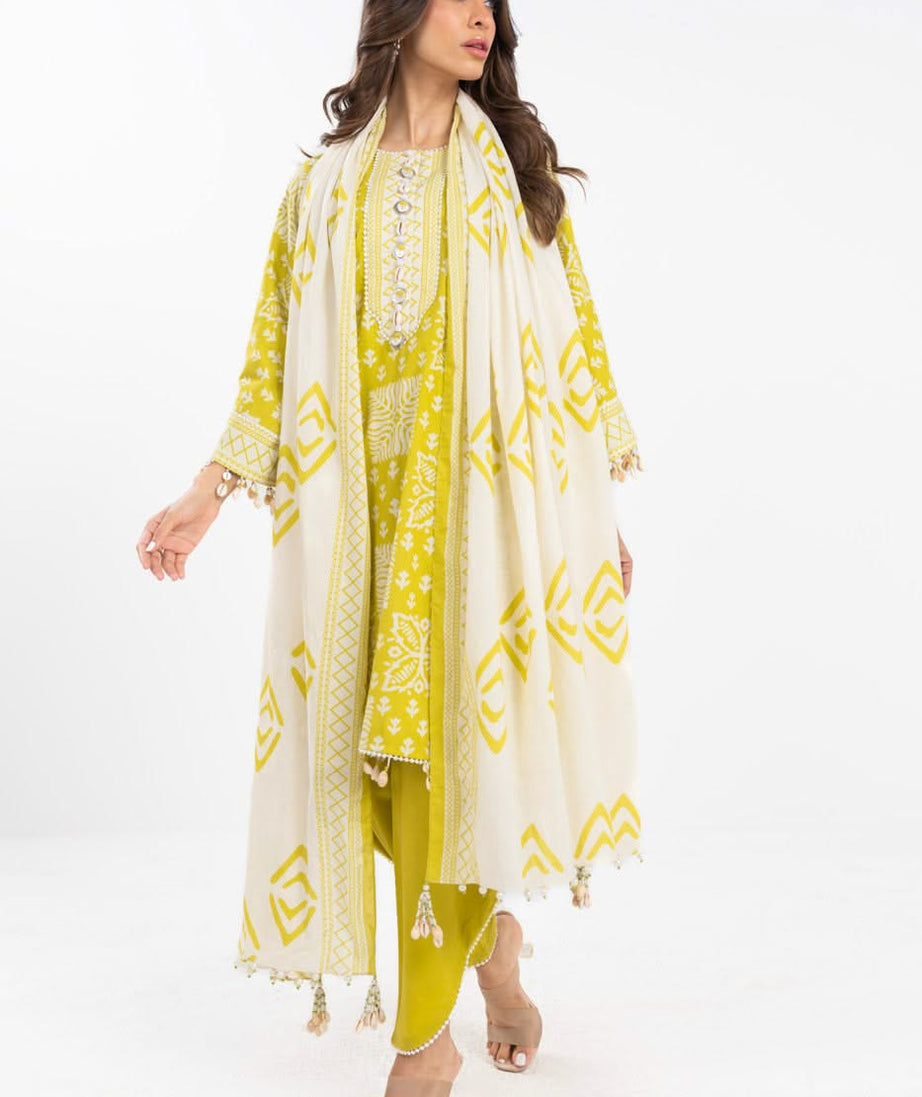 AL Karam S/S Lawn`25 SS#27.1 (Green)