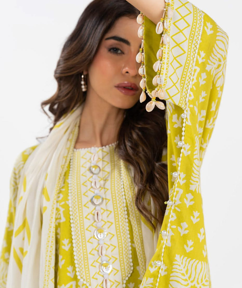 AL Karam S/S Lawn`25 SS#27.1 (Green)
