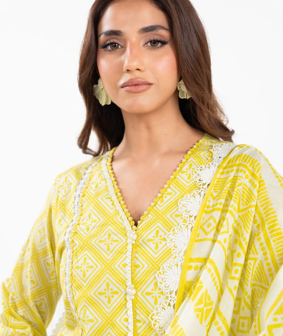 AL Karam S/S Lawn`25 SS#30.1 (Yellow)