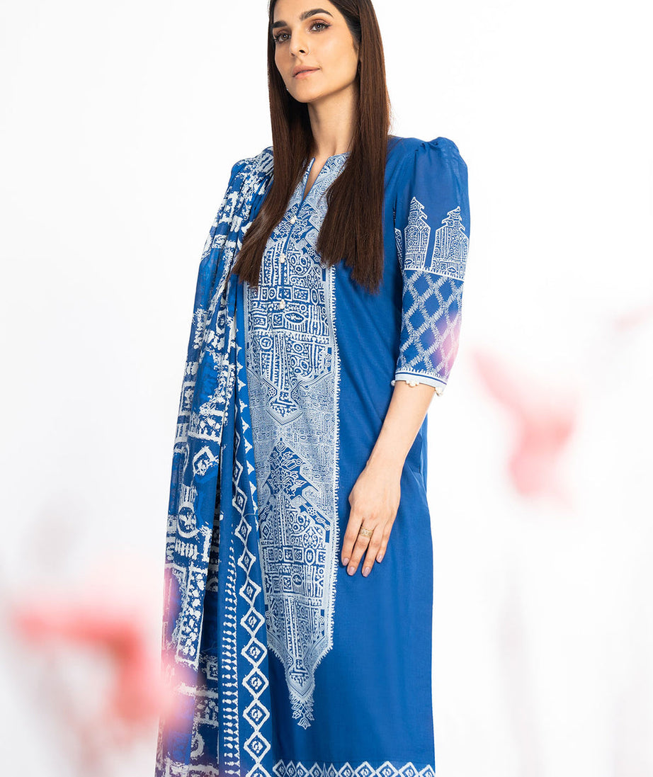 Al-Karam S/S Lawn`23 SS#31 D Blue
