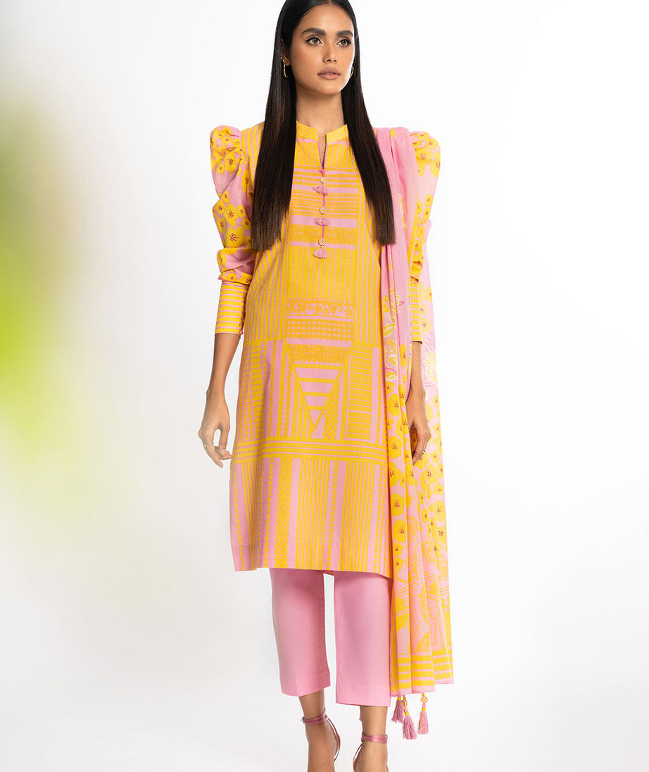 Al-Karam S/S Lawn`23 SS#36 L Pink
