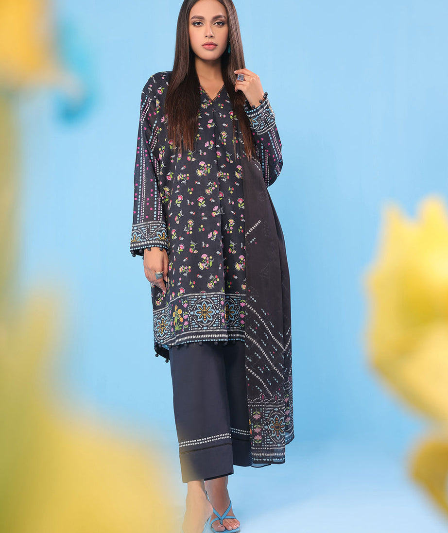 Al-Karam S/S Lawn`23 SS#57 Black