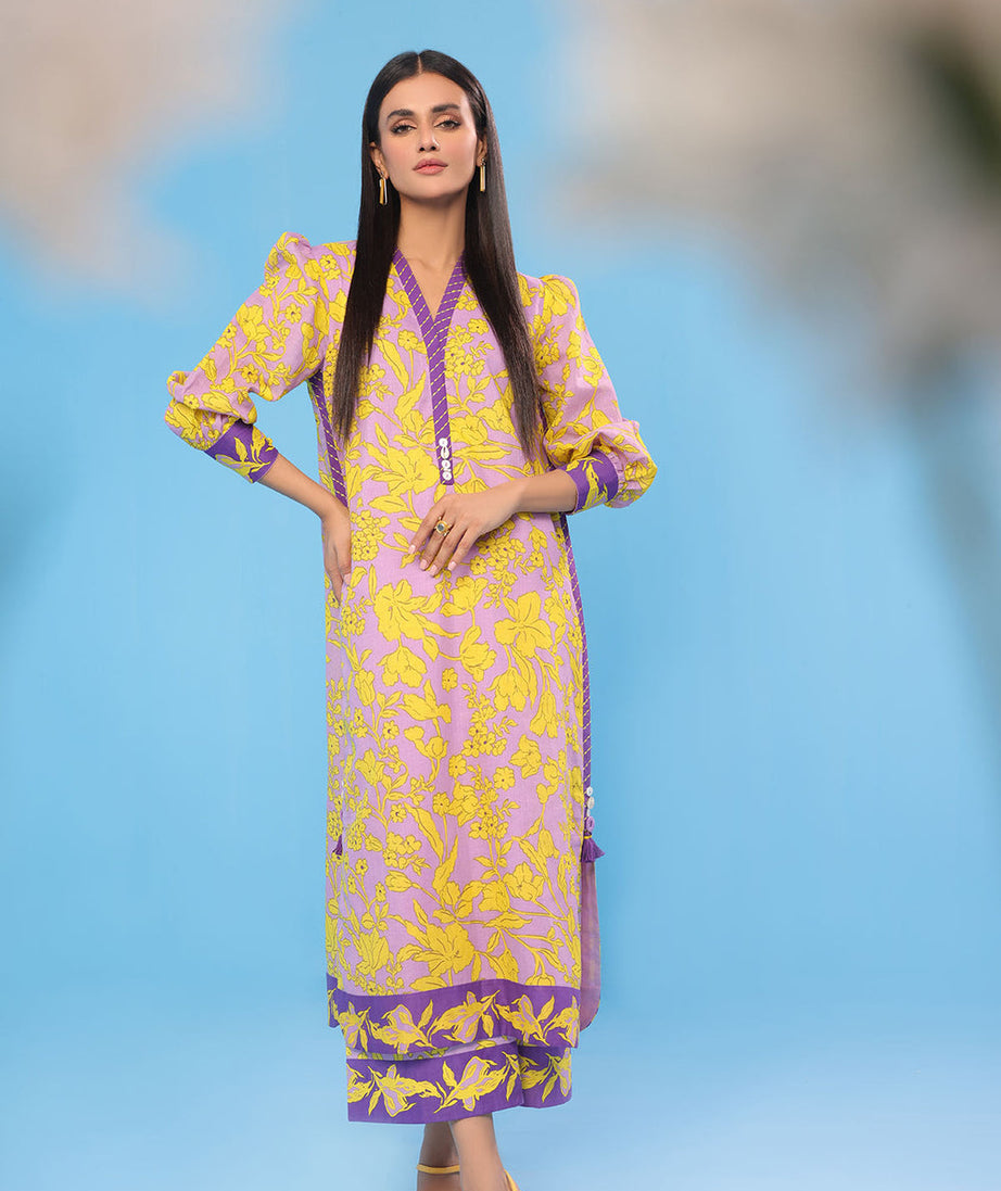 Al-Karam S/S Lawn`23 SS#58 Lilac