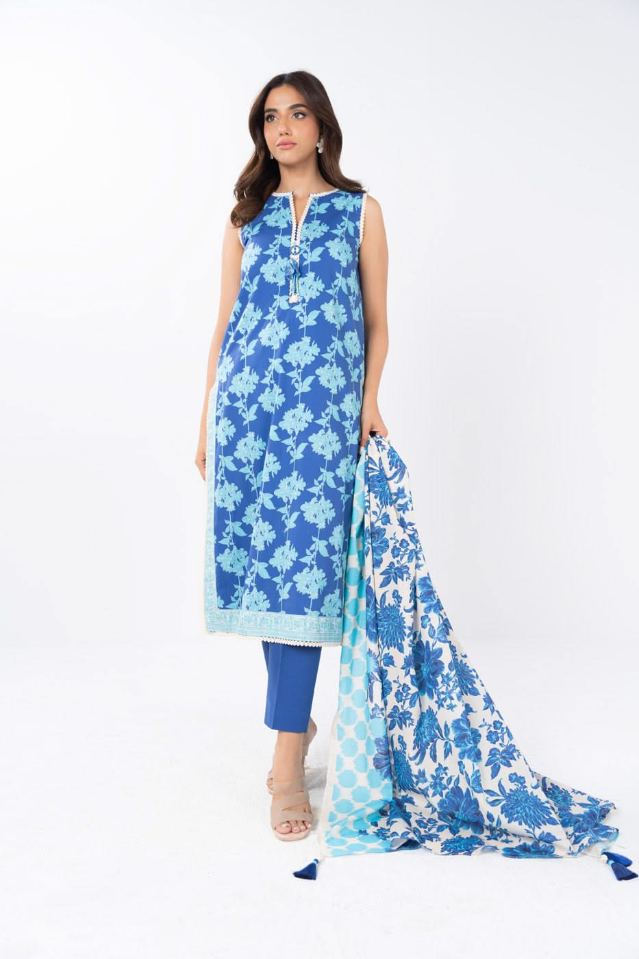 AL Karam S/S Lawn`25 SS#69.1 (Blue)