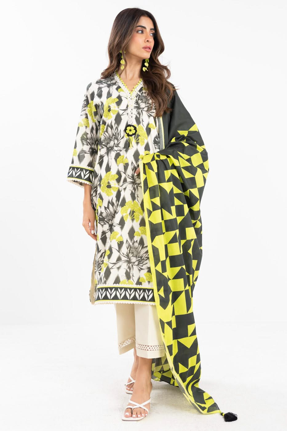 AL Karam S/S Lawn`25 SS#70 (Beige)