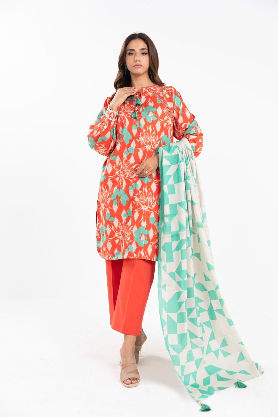 AL Karam S/S Lawn`25 SS#70 (Orange)