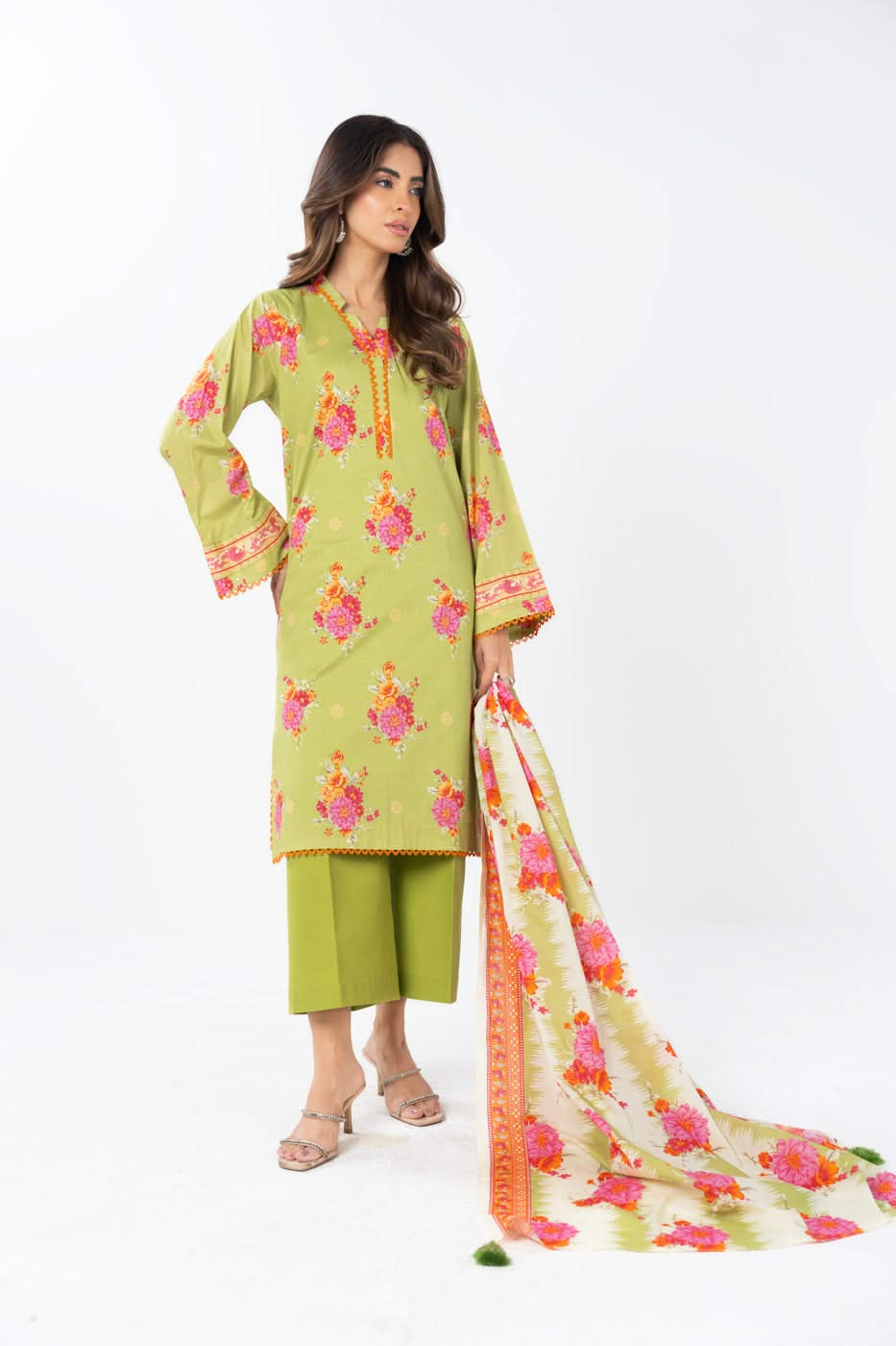 AL Karam S/S Lawn`25 SS#70.1 (Green)