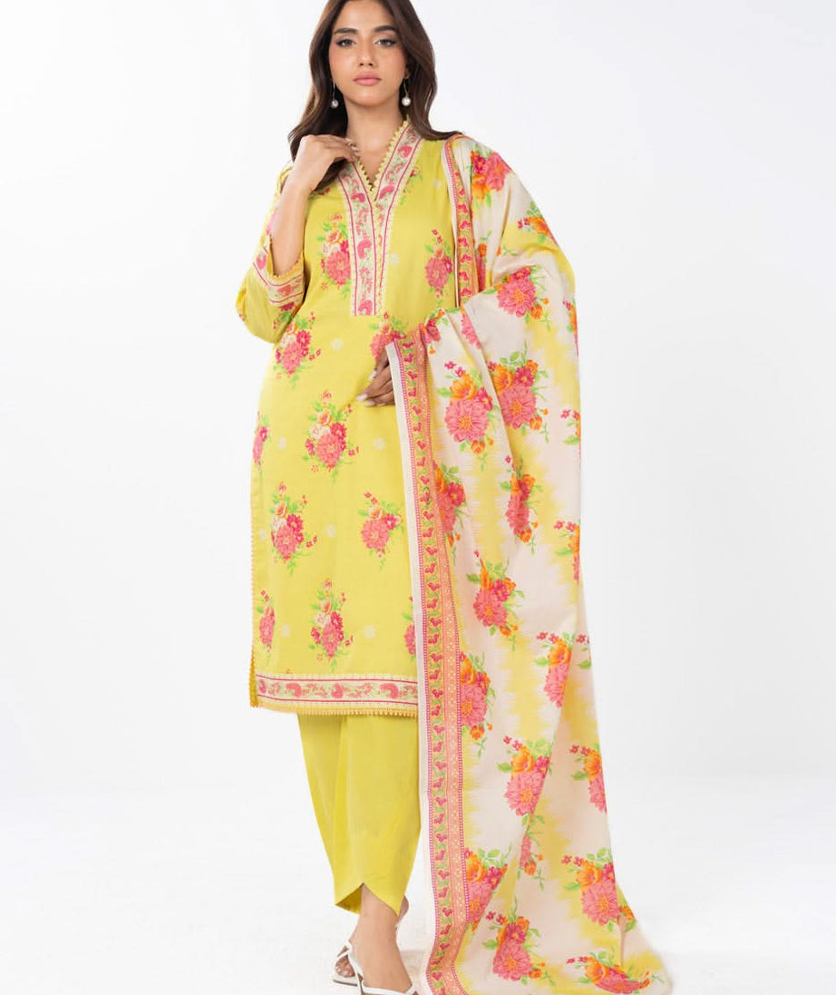 AL Karam S/S Lawn`25 SS#70.1 (Yellow)