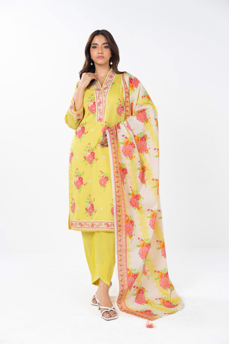 AL Karam S/S Lawn`25 SS#70.1 (Yellow)