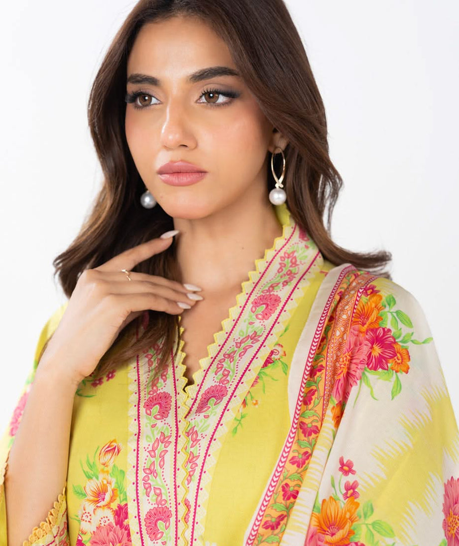 AL Karam S/S Lawn`25 SS#70.1 (Yellow)
