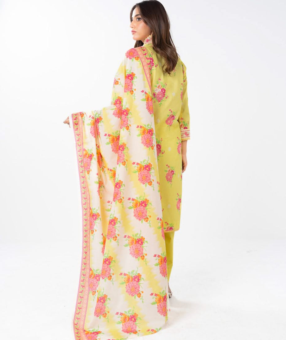 AL Karam S/S Lawn`25 SS#70.1 (Yellow)