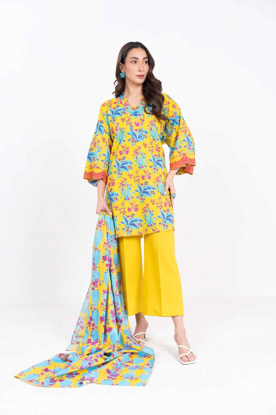 AL Karam S/S Lawn`25 SS#71 (Yellow)