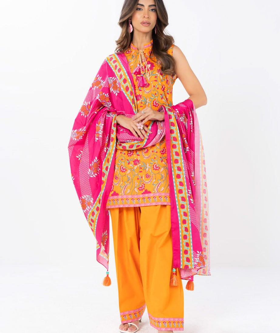 AL Karam S/S Lawn`25 SS#71.1 (Orange)
