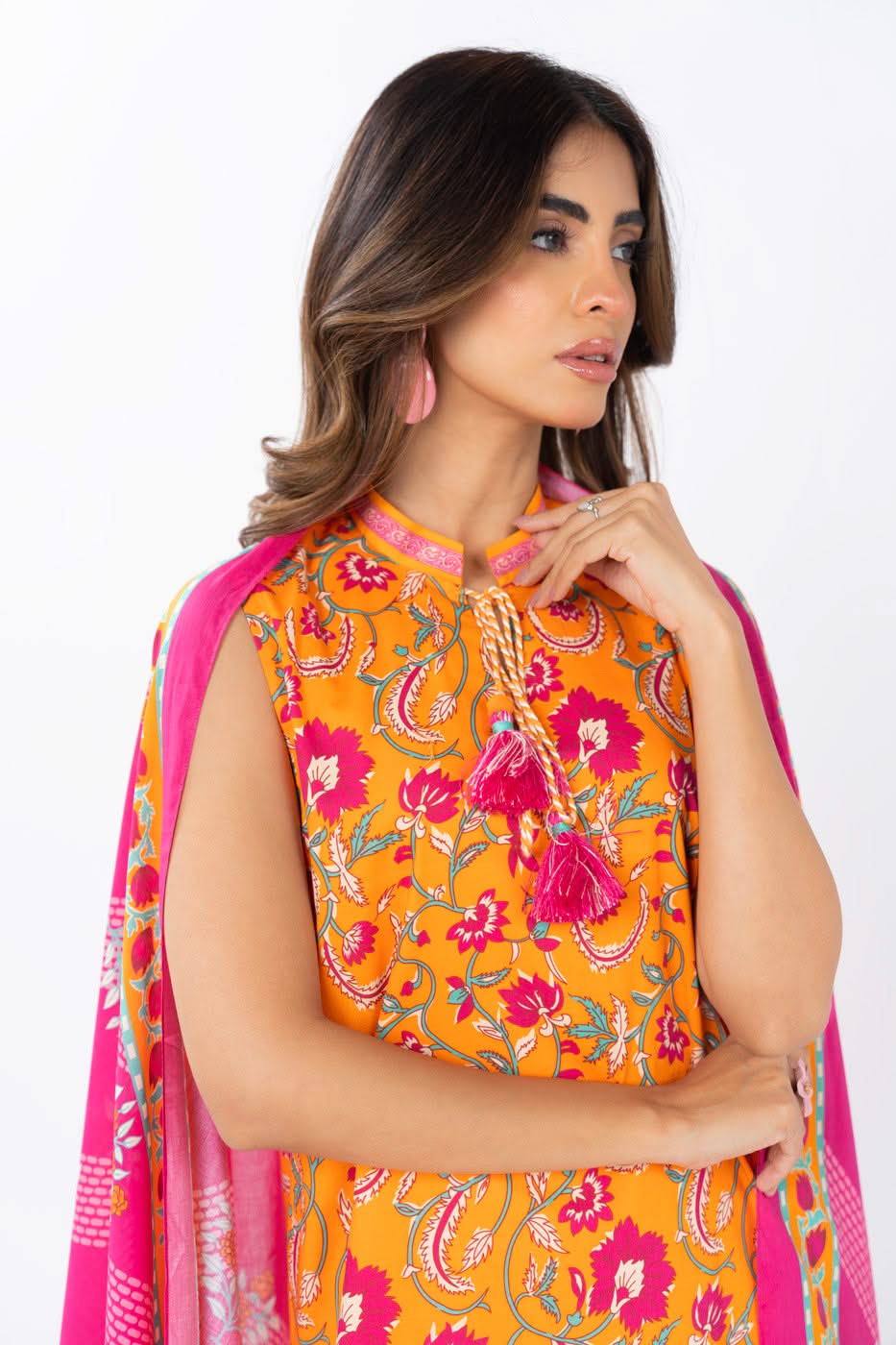 AL Karam S/S Lawn`25 SS#71.1 (Orange)