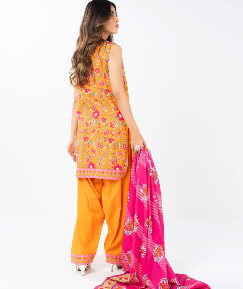 AL Karam S/S Lawn`25 SS#71.1 (Orange)