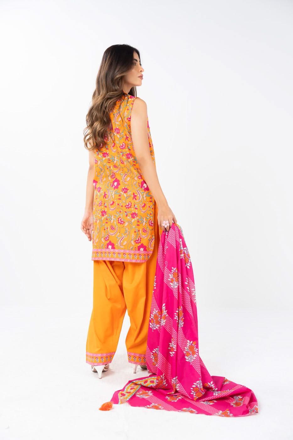 AL Karam S/S Lawn`25 SS#71.1 (Orange)