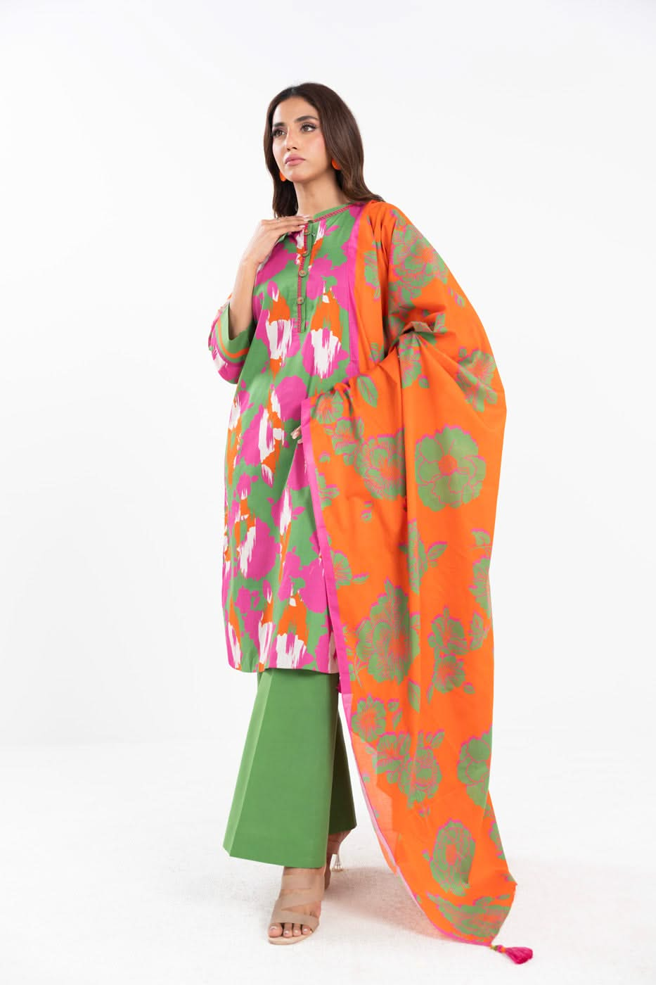 AL Karam S/S Lawn`25 SS#72 (Green)