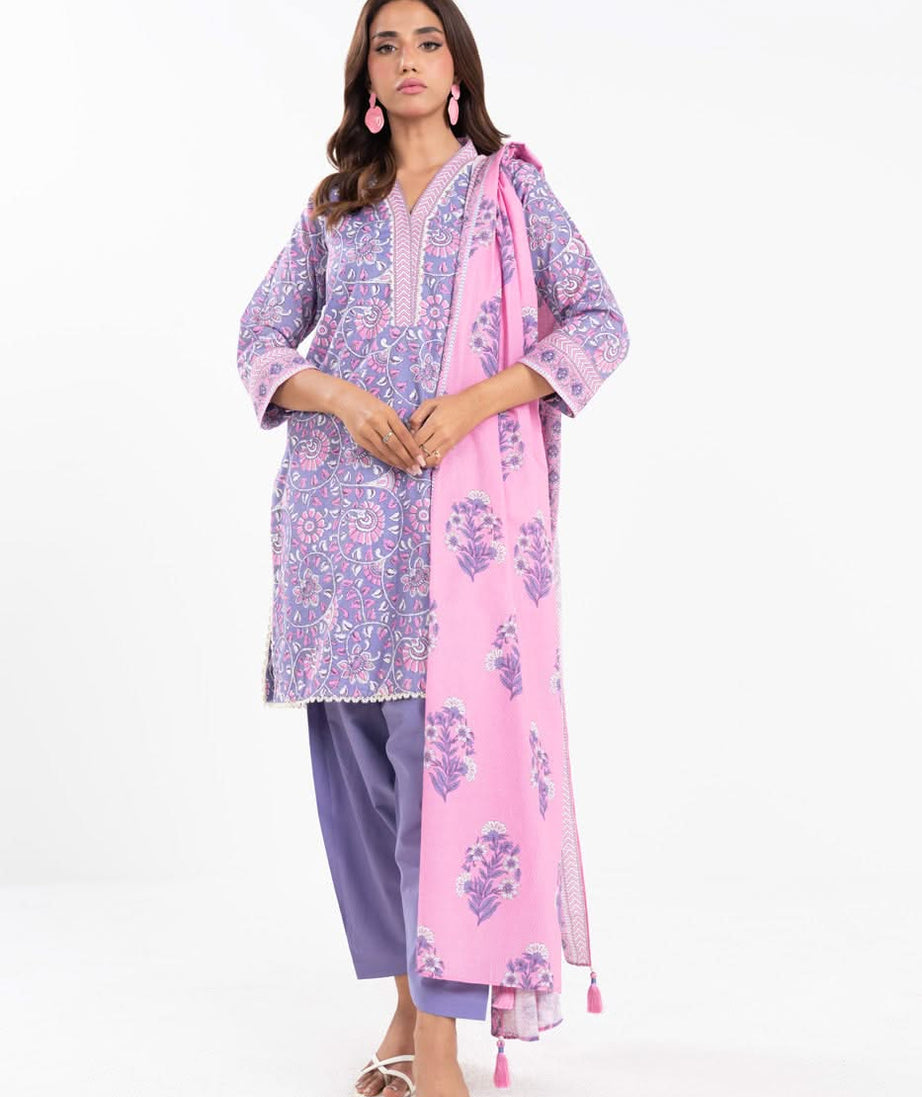 AL Karam S/S Lawn`25 SS#72.1 (Pink)
