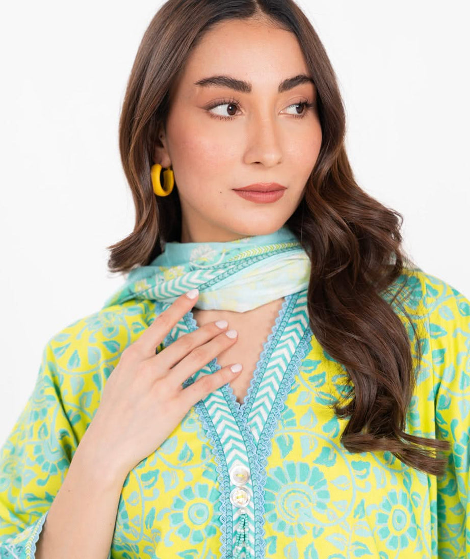AL Karam S/S Lawn`25 SS#72.1 (Yellow)